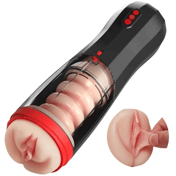 BlissRoom - Lifelike Vaginal Entrance Thrusting Vibrating Vocal Masturbator Stroker