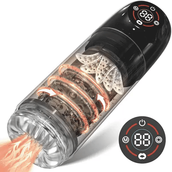 BlissRoom - 7 Sucking Rotating Licking Male Stroker Bath Masturbator