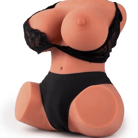 BlissRoom - 7.26 lbs Big Breasts and Big Meat Fixed Brown Masturbator Sex Torso