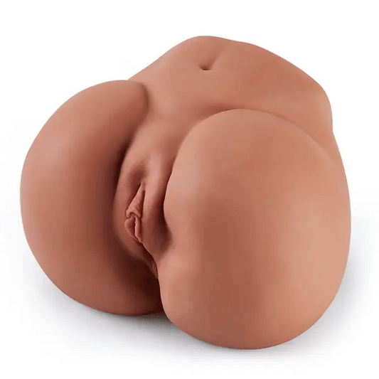 BlissRoom Catchy - Vibrating Big Ass Realistic Butt Masturbator Brown