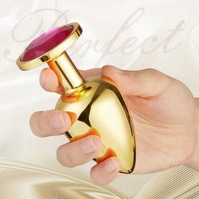 BlissRoom 3 Pieces Gold Butt Plug