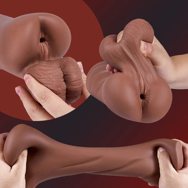 BlissRoom - 1.44lbs Taboo Anal Hole Testicles Hit Thick Realistic Gay Pocket Pussy