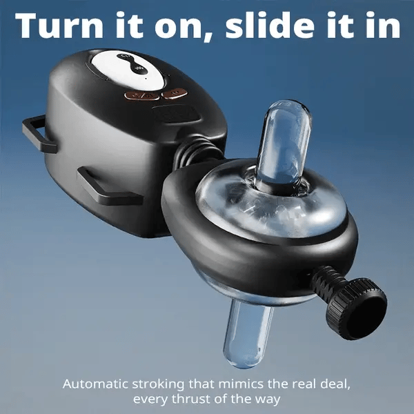 BlissRoom - Belt-Driven Wearable Vibrating Stroker