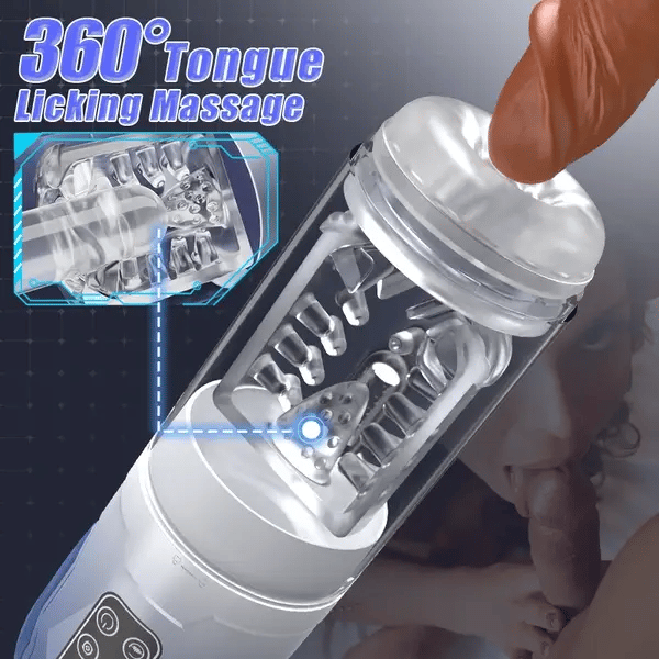 BlissRoom - 5 IN 1 Function Male Stroker Masturbator & Penis Pump