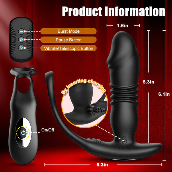 BlissRoom - Prostate Climax Thrusting Anal Training Prostate Massager