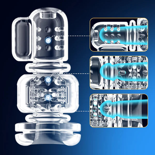 BlissRoom - Wearable Male Masturbation Cup Thrusting 300 Thrusts/Min Stroker