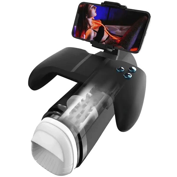 BlissRoom - Thrust 10-Mode Stroker – Interactive Gamepad Design with Adjustable Phone Stand