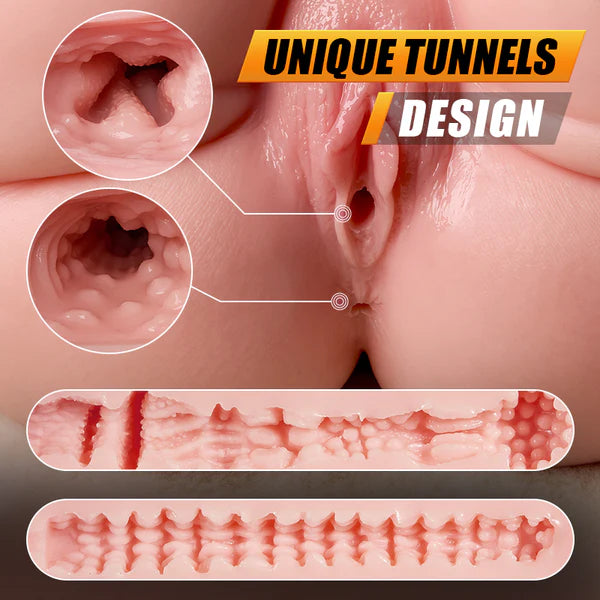 BlissRoom Jesse - 20 Lbs Big Life-Like Butt Life Size Ass 99% Realistic Skin Touch