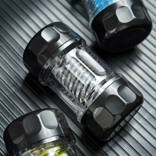 BlissRoom - Galaku Manual Spiral Suction Male Stroker with Textured Sleeve