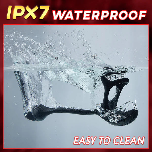 BlissRoom - Vibrating Anal Plug with Penis Rings