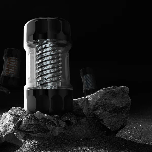 BlissRoom - Galaku Manual Spiral Suction Male Stroker with Textured Sleeve