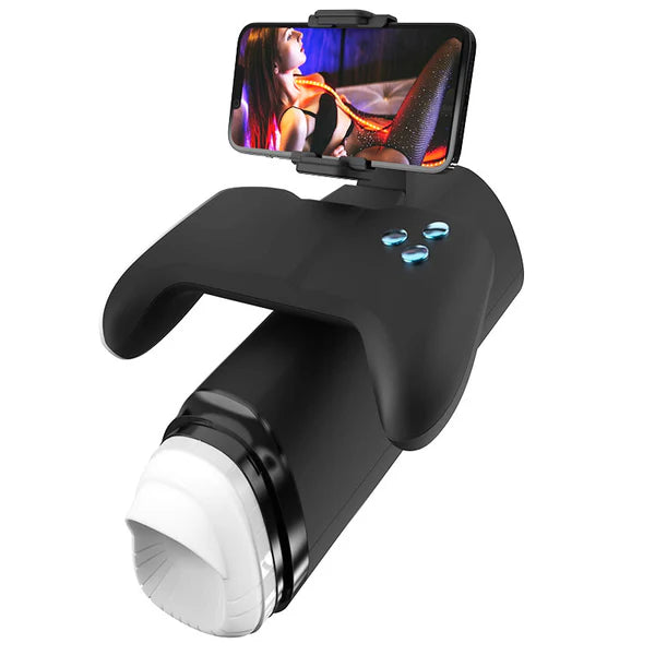 BlissRoom - Thrust 10-Mode Stroker – Interactive Gamepad Design with Adjustable Phone Stand