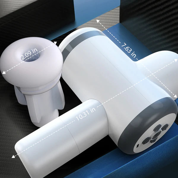 BlissRoom - Automatic Lubrication 8 Thrusting & Sucking Handheld Male Stroker