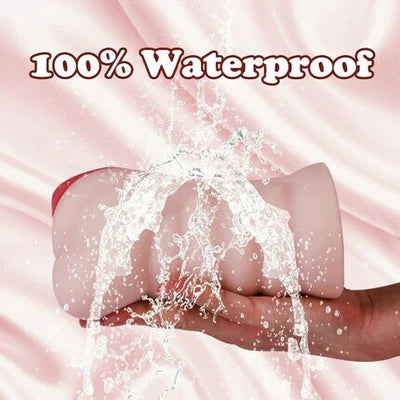 BlissRoom 10 Vibrations 3D Realistic Textured Pocket Pussy and Tight Anus Sex Stroker