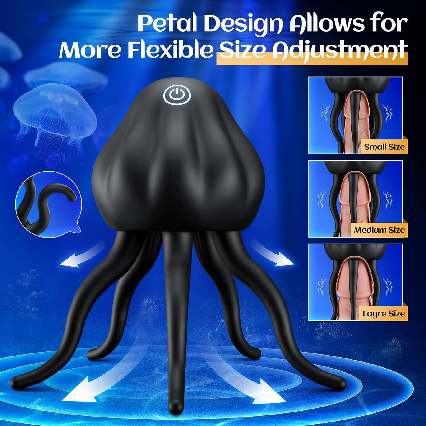 BlissRoom - Little Jellyfish Vibration Trainer Male Training Penis Masturbation Cup Products Adult Products sex toys masturbardor masculino