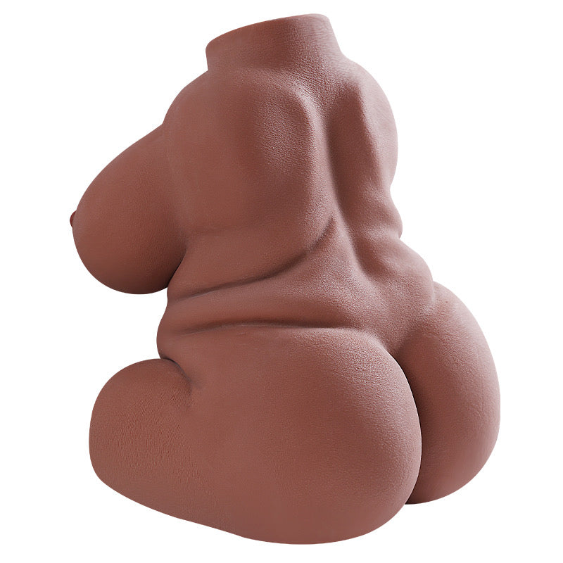 Small fat woman entity mold famous instrument vagina buttocks big butt half body buttocks mold adult male masturbator