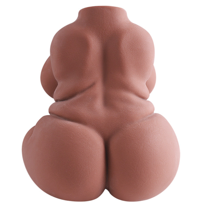 Small fat woman entity mold famous instrument vagina buttocks big butt half body buttocks mold adult male masturbator