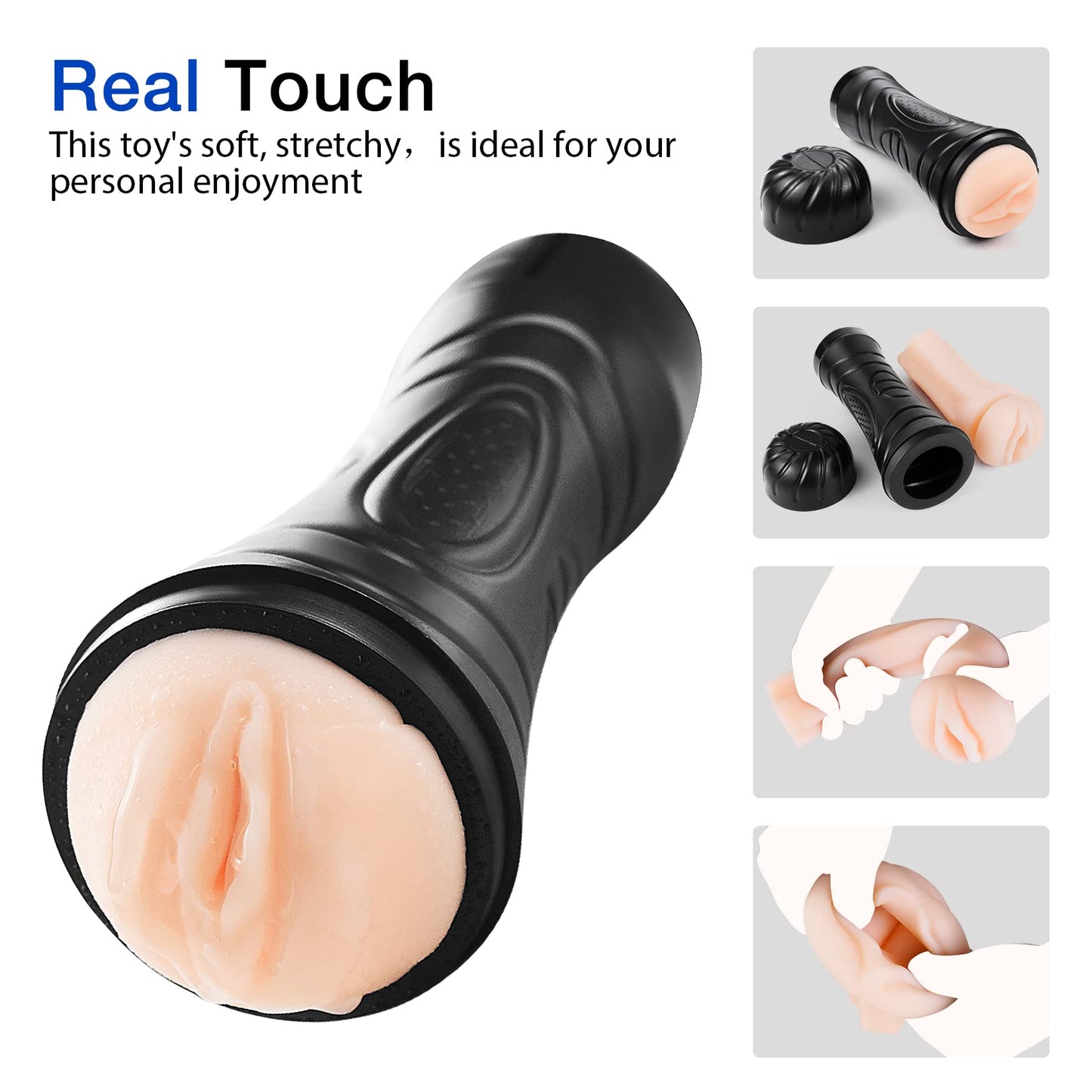 Sex Machine Male Masturbators, Realistic Pocket Pussy Man Sex Toys Masturbation Cup