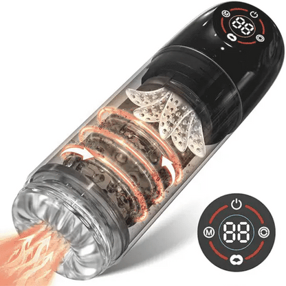 BlissRoom - 7 Sucking Rotating Licking Male Stroker Bath Masturbator