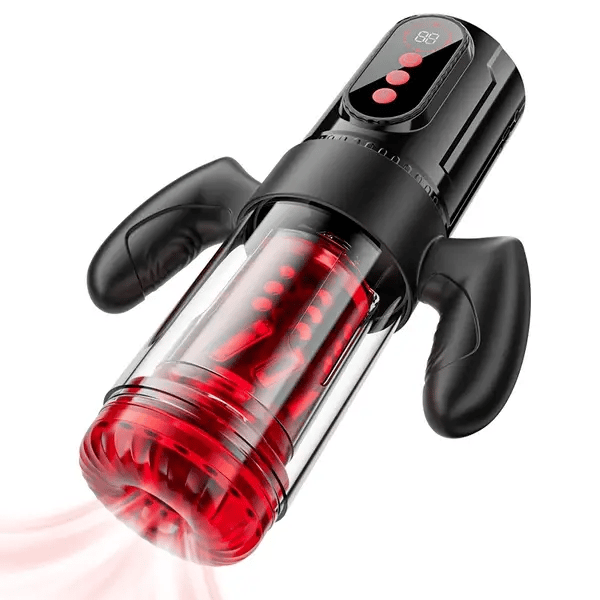 BlissRoom - Terminator 9 Telescopic Rotating Sucking with Handle Male Stroker