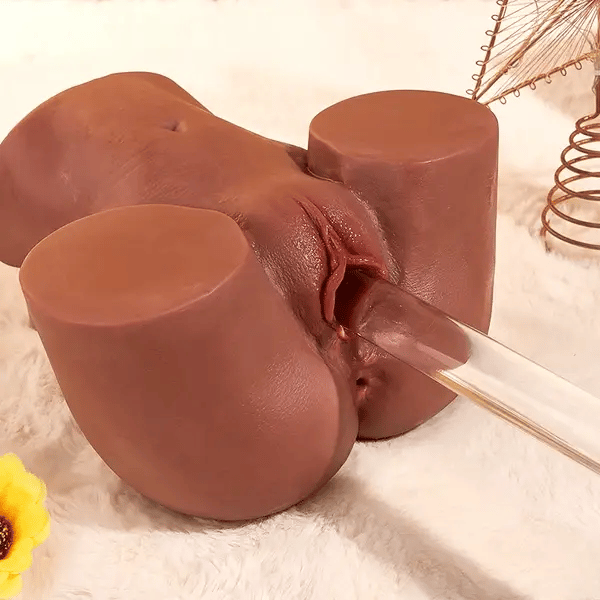 BlissRoom - [Butt Beginer] 5.3 Lbs Big Ass Brown Realistic Butt Masturbator