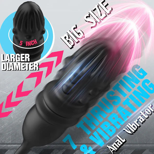 BlissRoom – Thrusting & Vibrating Glans Trainer for Intense Penis and Anal Stimulation