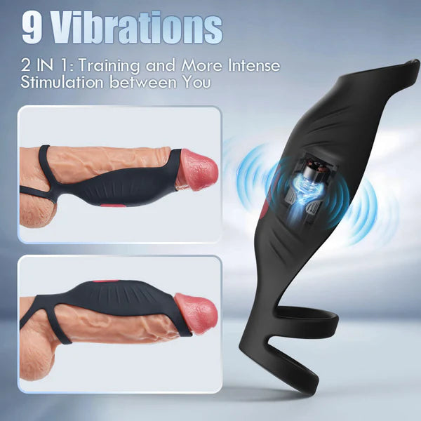 BlissRoom - Vibrating 2 IN 1 Cock Ring