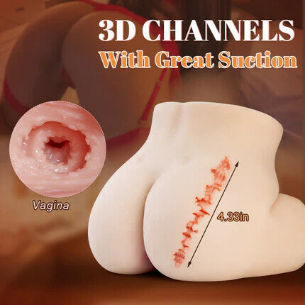 BlissRoom - 5 Sucking Realistic Vagina and Ass Masturbator 6.6 LBS