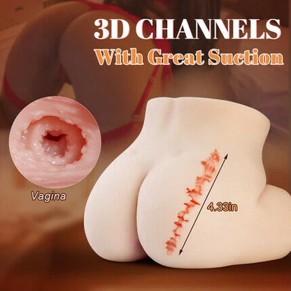 BlissRoom - 5 Sucking Realistic Vagina and Ass Masturbator 6.6 LBS