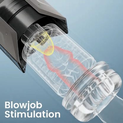 BlissRoom -100% Waterproof 4 IN 1 Automatic Masturbation Cup for Men