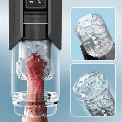 BlissRoom -100% Waterproof 4 IN 1 Automatic Masturbation Cup for Men