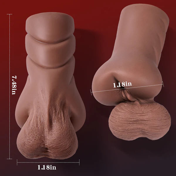 BlissRoom - 1.44lbs Taboo Anal Hole Testicles Hit Thick Realistic Gay Pocket Pussy