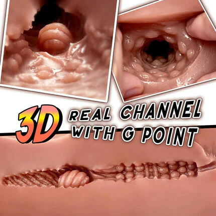 BlissRoom - 6.2lbs Brunet Doggy-Style Dangling Balls Derriere Fun Realistic Butt Masturbator