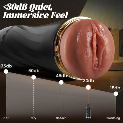 Scarlett Kiss - BlissRoom 10 Vibration 360° Textured Massage Masturbation Silent Immersive Stroker
