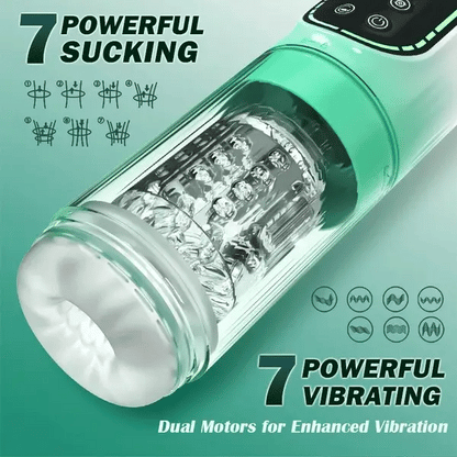 BlissRoom - 5 in 1 Function Automatic Male Masturbator & Suction Penis Pump