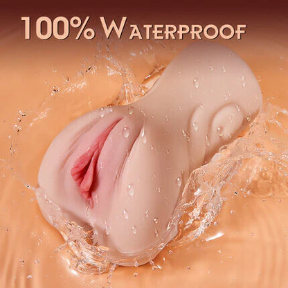 BlissRoom - Vibrating Pocket Pussy Male Masturbator with Textured Vagina