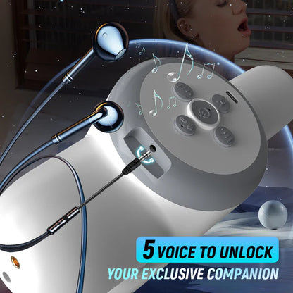 BlissRoom - Automatic Lubrication 8 Thrusting & Sucking Handheld Male Stroker