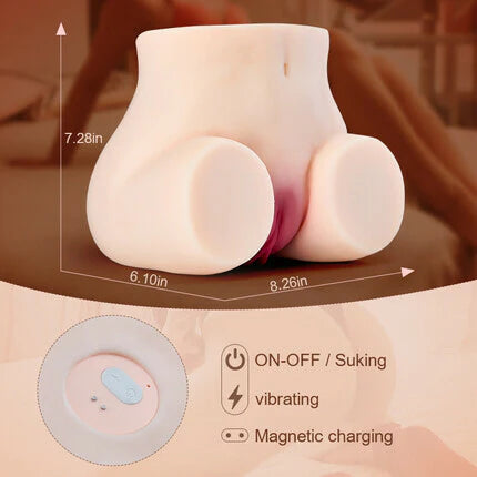 BlissRoom - 5 Sucking Realistic Vagina and Ass Masturbator 6.6 LBS