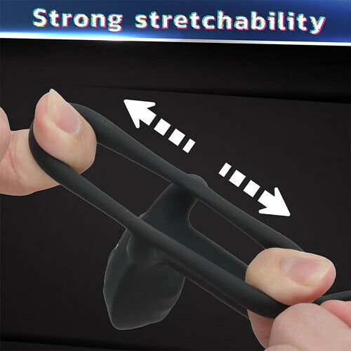 BlissRoom - Couple Use APP Control 10 Vibrating Male Silicone Penis Ring