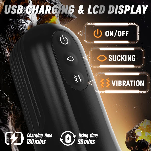 BlissRoom - 10 Vibrating Sucking Deep Throat Male Stroker