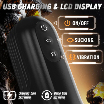 BlissRoom - 10 Vibrating Sucking Deep Throat Male Stroker