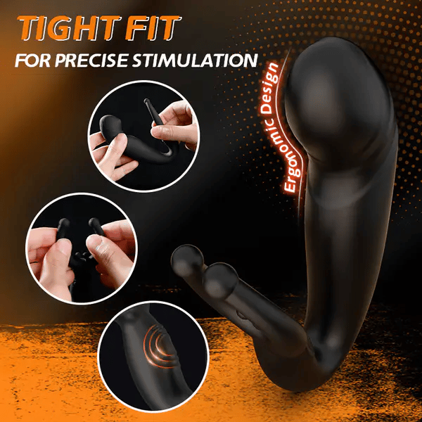 BlissRoom - Bead Massage Multifunctional 9 Vibrating Prostate Anal Plug Solo Male Prostate Massager