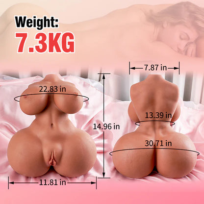 BlissRoom - Teardrop Breasts and Curvy Hourglass Figure Sex Torso & Doll