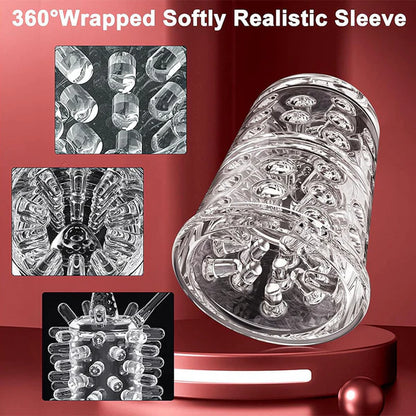 BlissRoom - 7 Sucking Rotating Licking Male Stroker Bath Masturbator