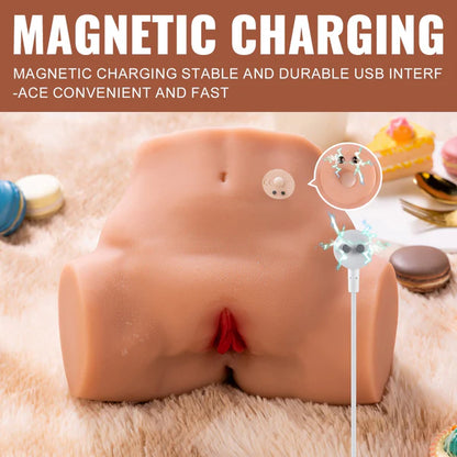 BlissRoom Tracy - 6.38lbs Vibrating Ass Realistic Butt Coffee Color