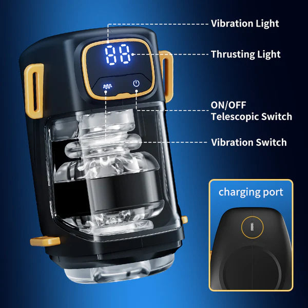 BlissRoom - Wearable Male Masturbation Cup Thrusting 300 Thrusts/Min Stroker