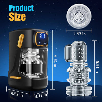 BlissRoom - Wearable Male Masturbation Cup Thrusting 300 Thrusts/Min Stroker