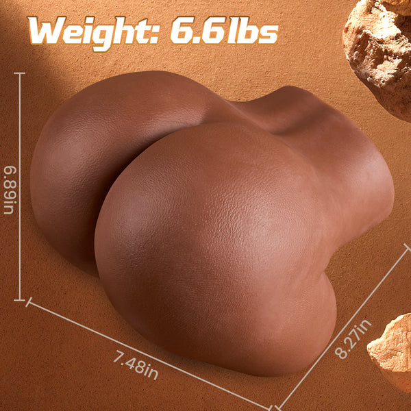 BlissRoom Lara - 6.6lbs Round and Sweet Nurse Ass Dual Channel Realistic Butt Male Masturbatorv