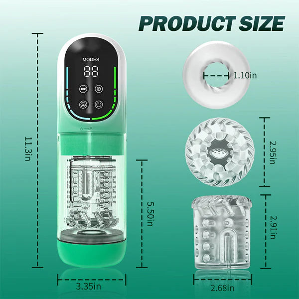 BlissRoom - 5 in 1 Function Automatic Male Masturbator & Suction Penis Pump