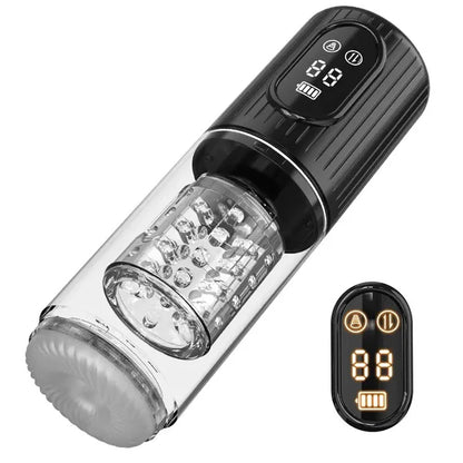 BlissRoom - 4 Suction 5 Thrusting Rotating 3 in 1 Oral Sex Stroker